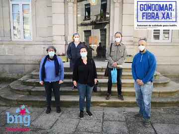 Ana Miranda coa Plataforma Gondomar Fibra Xa!