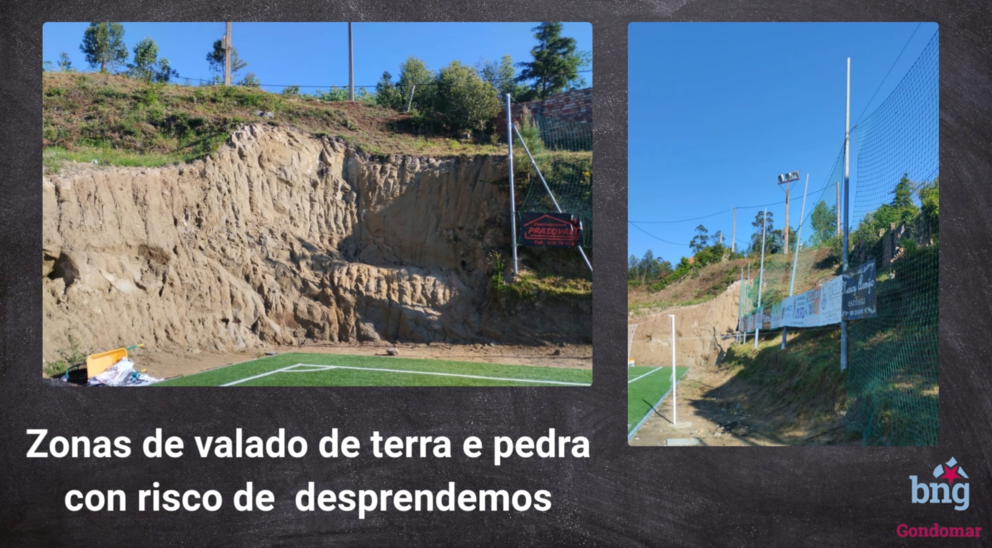 Zonas de valado de terra