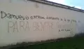 Pintadas machistas nas rúas de Gondomar