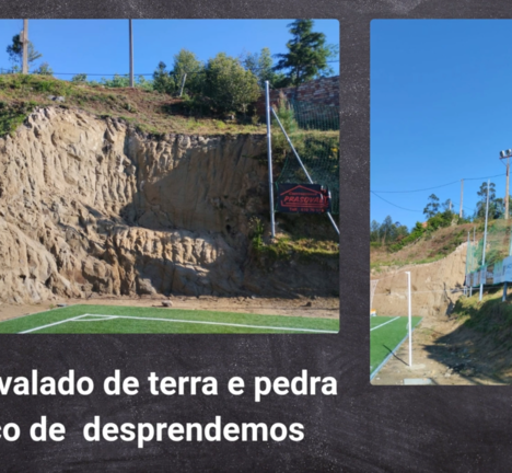 Zonas de valado de terra