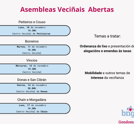 Asembleas Veci&ntilde;ais