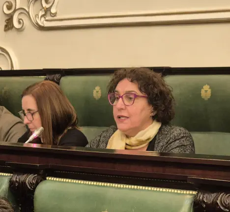 A deputada do BNG Manuela Rodr&iacute;guez