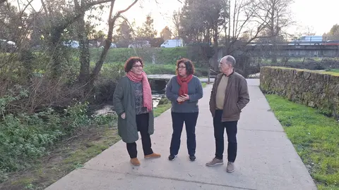 Confluencia r&iacute;os Mi&ntilde;or e Zam&aacute;ns